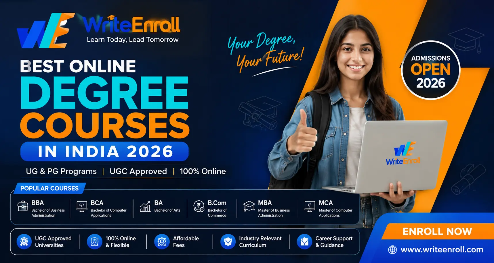 Best Online Degree Courses in India 2026 | Complete Fees, Eligibility & Career Guide