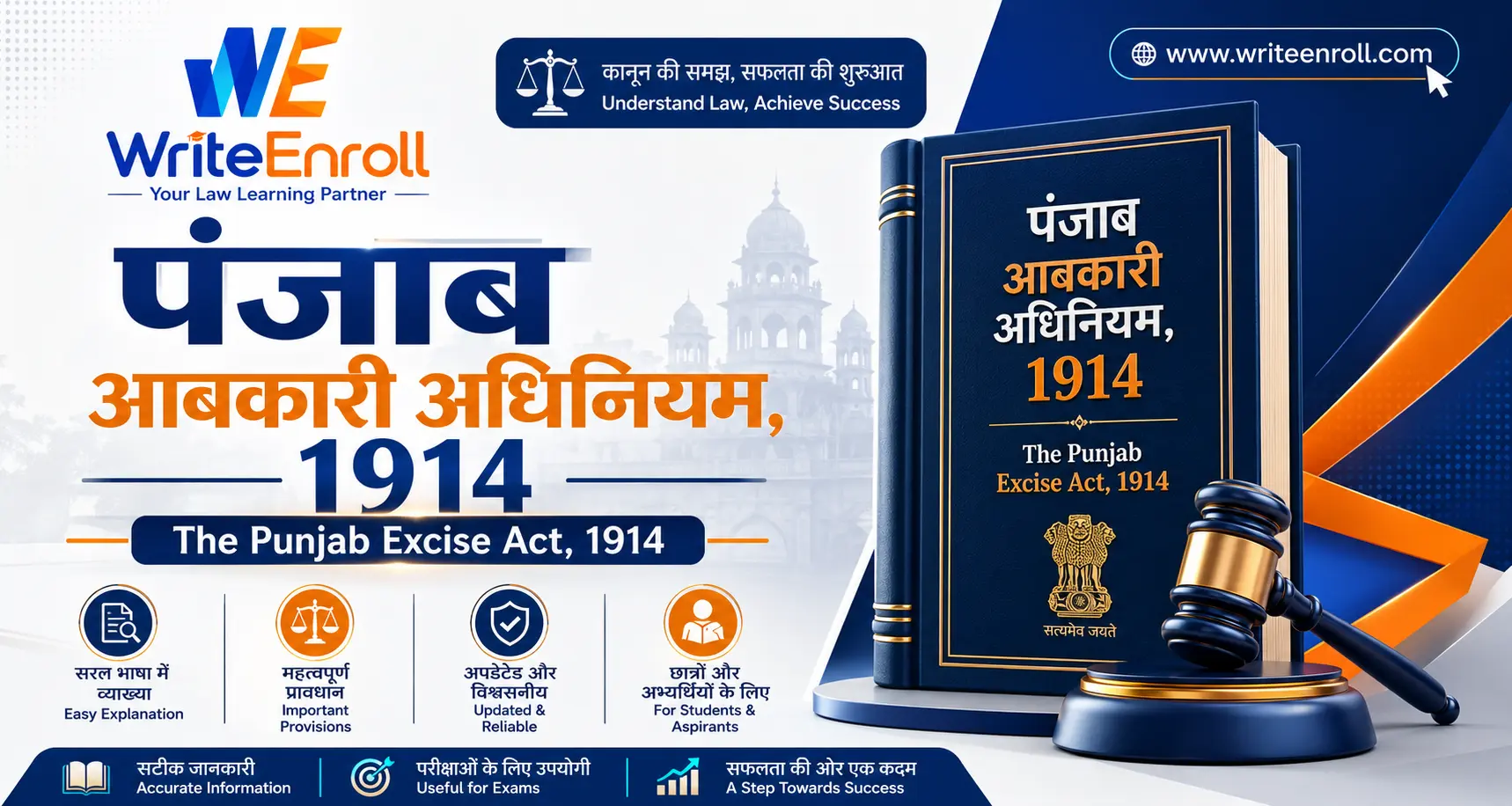 पंजाब आबकारी अधिनियम, 1914 (Punjab Excise Act, 1914) — संपूर्ण जानकारी, धाराएँ एवं दंड | न्यायिक परीक्षा नोट्स