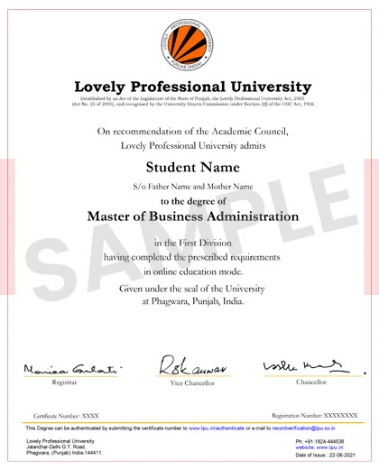 College Certificate
